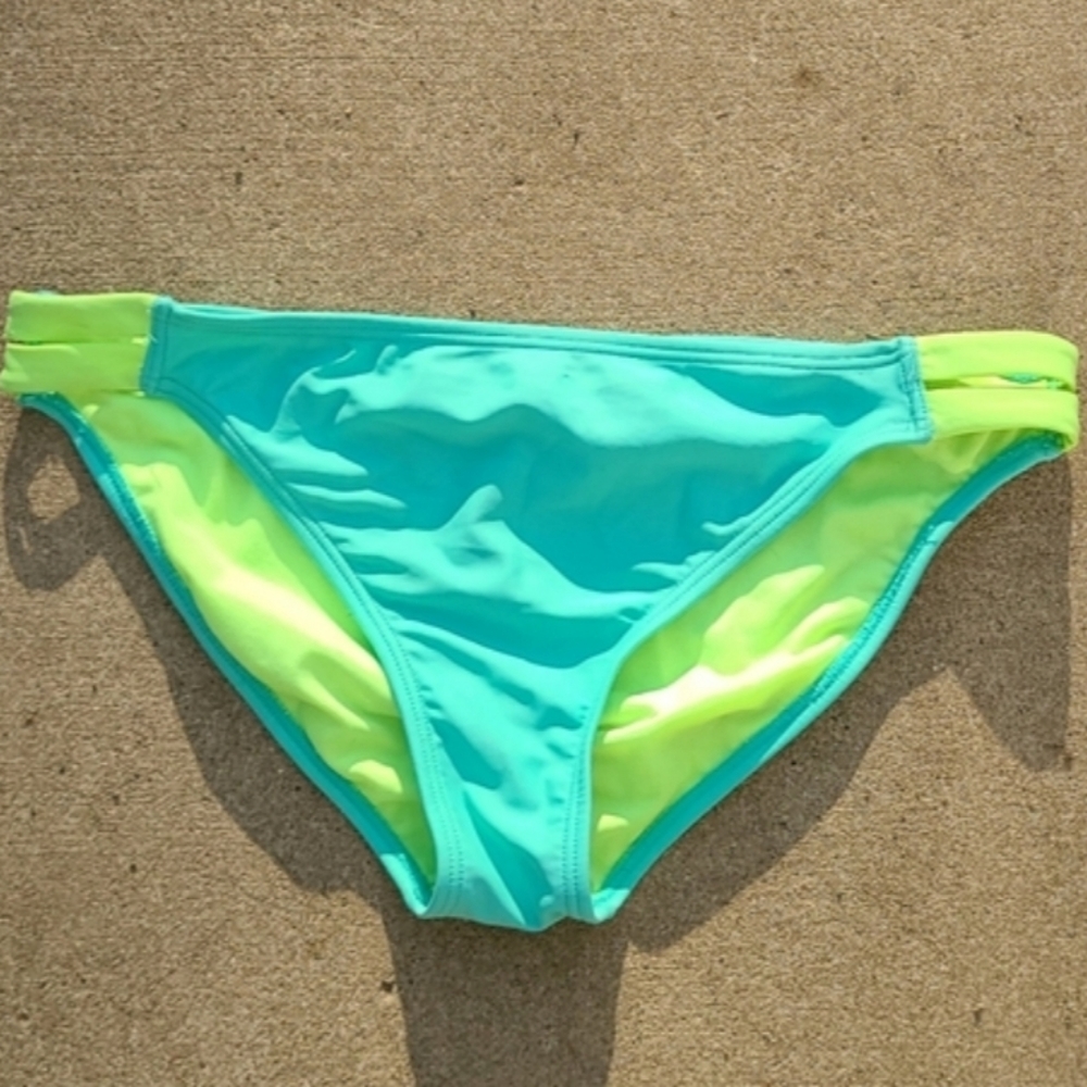InMocean Swim Bikini Bottoms in Bright Mint Green Color